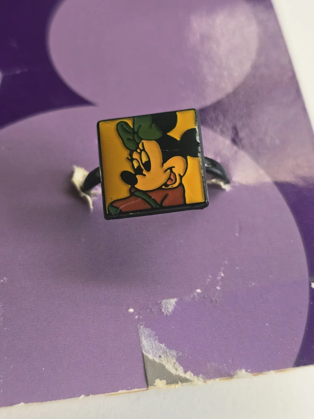 Vintage Disney Minnie Mouse Ring Duo Mickey’s Stuff for Kids NOS